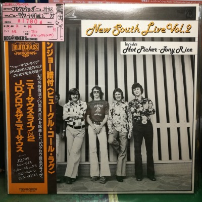 【LP】JDクロウ&ザ・ニューサウス/ニュー・サウス・ライブVol,2('75/国内帯付き）