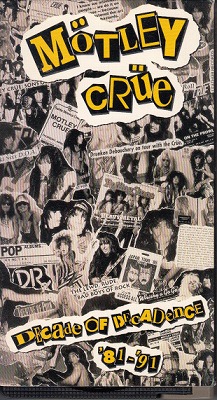 【VHS】モトリー・クルー/ディケイド・オブ・デカダンス '81-'91('92年版/115min.)